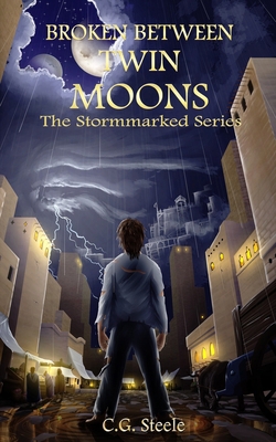 Broken Between Twin Moons: An Epic Portal World... B0FKN3Z1JN Book Cover
