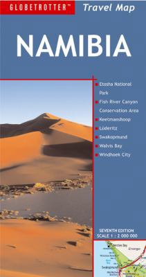 Globetrotter Travel Map Namibia 1847736904 Book Cover