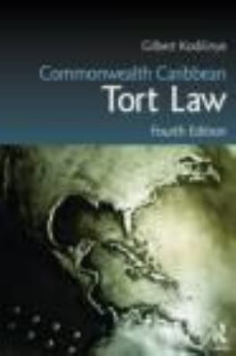 Commonwealth Caribbean Tort Law 0415492777 Book Cover