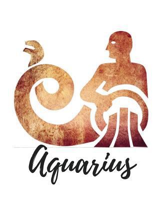 Aquarius: Cornell Notes, 150 pages, Design Brown 1727602102 Book Cover