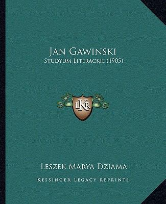 Jan Gawinski: Studyum Literackie (1905) [Polish] 1165531984 Book Cover