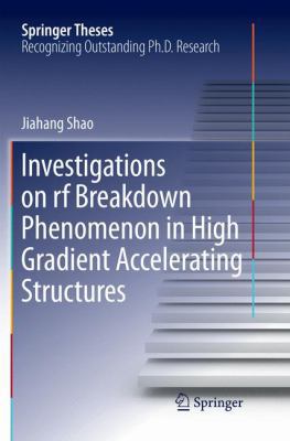 Investigations on RF Breakdown Phenomenon in Hi... 9811356831 Book Cover