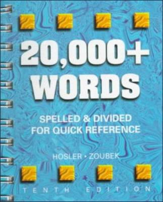 20,000+ Words: Spelled and Divided for Quick Re... 0028021584 Book Cover
