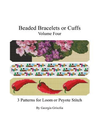 Beaded Bracelets or Cuffs: Bead Patterns by GGs... [Large Print] 1523458224 Book Cover