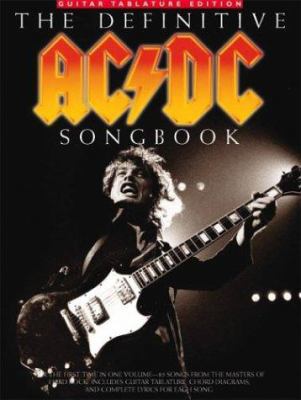 Definitive AC/DC Songbook : Guitar Tab 0825627834 Book Cover