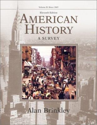 American History: A Survey, Volume 2 MP W/Powerweb 0072490535 Book Cover