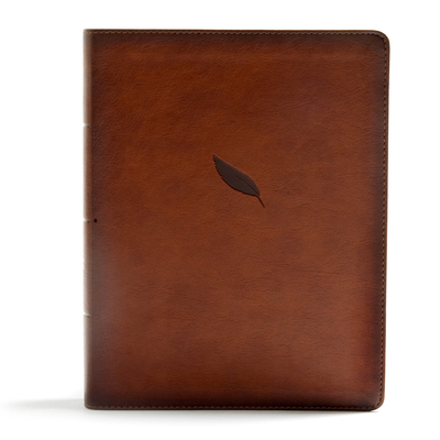 CSB Legacy Notetaking Bible, Tan Leathertouch 1535948698 Book Cover