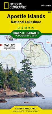 Apostle Islands National Lakeshore Map 1566953669 Book Cover