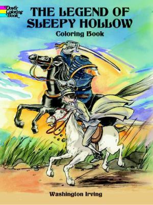 The Legend of Sleepy Hollow Coloring Book 0486410412 Book Cover