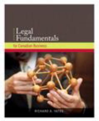 Legal Fundamentals for Canadian Business with C... 0135107997 Book Cover