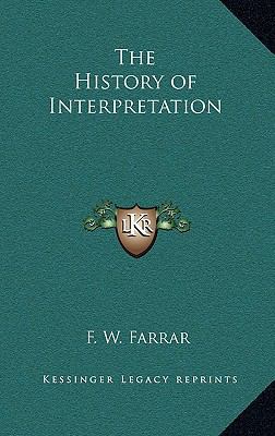The History of Interpretation 1163208043 Book Cover