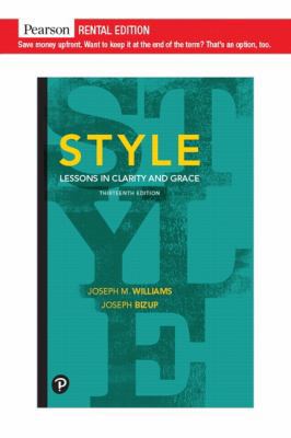 Style: Lessons in Clarity and Grace 0135171830 Book Cover