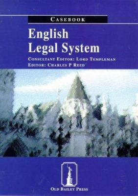English Legal System: Casebook 1858362504 Book Cover