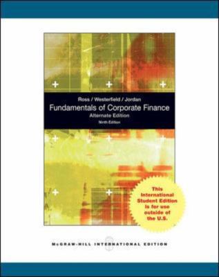 Fundamentals of Corporate Finance 0070183341 Book Cover