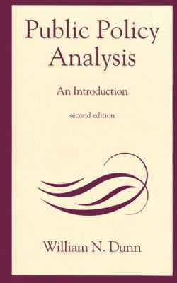 Public Policy Analysis: An Introduction (2nd Ed... 0137385501 Book Cover