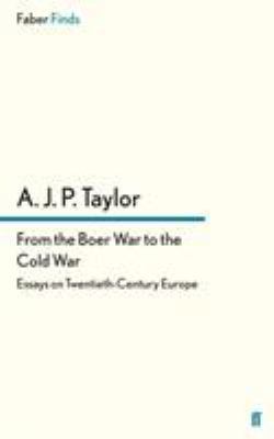 From the Boer War to the Cold War 0571243584 Book Cover