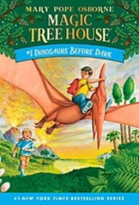 Dinosaurs Before Dark (Magic Tree House, No. 1) 0439238927 Book Cover