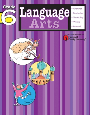 Language Arts: Grade 6 (Flash Kids Harcourt Fam... 1411404149 Book Cover