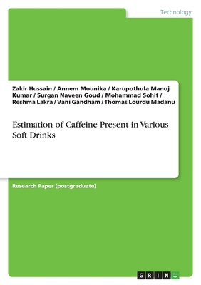 Estimation of Caffeine Present in Various Soft ... 338913168X Book Cover