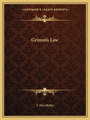 Grimm's Law 1162890541 Book Cover