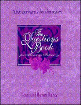 The Questions Book for Marriage Intimacy 1572290013 Book Cover