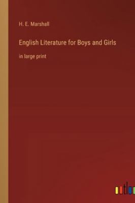 English Literature for Boys and Girls: in large... 3368345079 Book Cover
