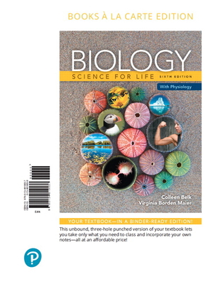 Biology: Science for Life with Physiology 0134819039 Book Cover