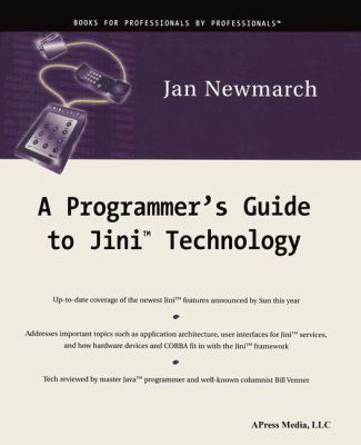 A Programmer's Guide to Jini Technology B00H83WGF4 Book Cover
