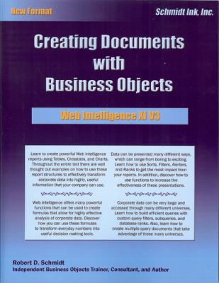Business Objects: BusinessObjects Web Intellige... 0982835205 Book Cover