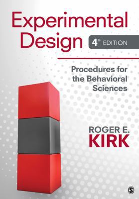 Experimental Design: Procedures for the Behavio... 1412974453 Book Cover