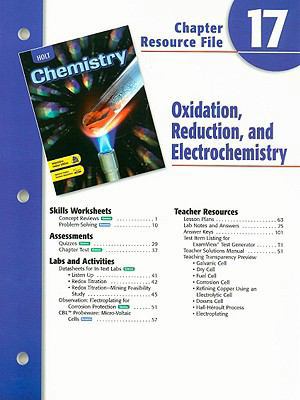 Holt Chemistry Chapter 17 Resource File: Oxidat... 003068143X Book Cover