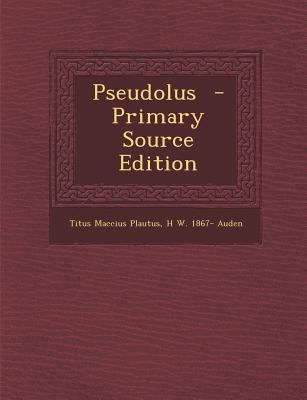 Pseudolus [Latin] 1287600565 Book Cover