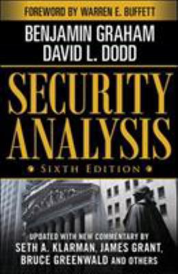 Security Analysis: Sixth Edition, Foreword by W... 0071592539 Book Cover