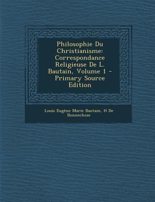 Philosophie Du Christianisme: Correspondance Re... [French] 1294383914 Book Cover