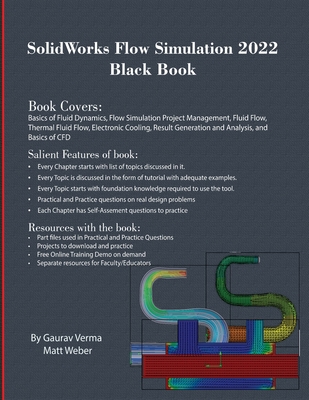 SolidWorks Flow Simulation 2022 Black Book 1774590557 Book Cover