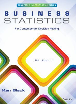 Business Statistics: For Contemporary Decision ... 1118749642 Book Cover