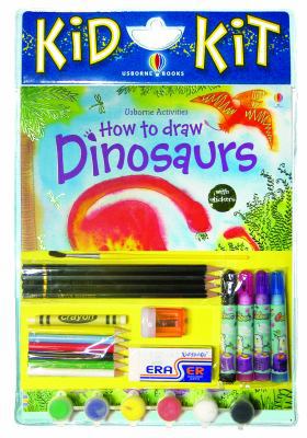 How to Draw Dinosaurs (Kid Kits) 1601300808 Book Cover