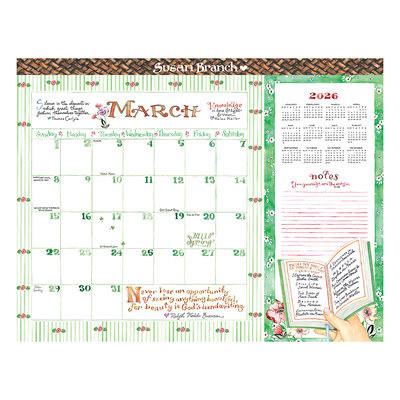 Cal 2026- Susan Branch Large Desk Pad Monthly B... B0F2K28N41 Book Cover