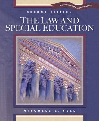 The Law and Special Education 0131106708 Book Cover