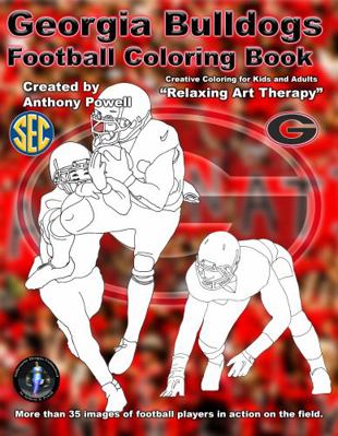 Paperback Georgia Bulldogs Football Coloring Book