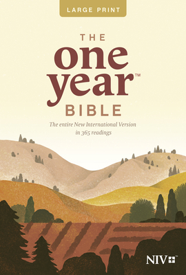 One Year Bible-NIV-Premium Slimline Large Print [Large Print] 1414359853 Book Cover