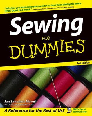 Sewing for Dummies 0764568477 Book Cover