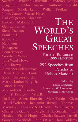 World's Great Speeches 1999 B007CJ4WJW Book Cover