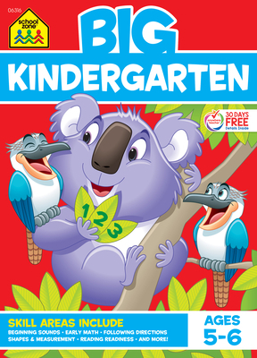 School Zone Big Kindergarten Workbook 0887431461 Book Cover