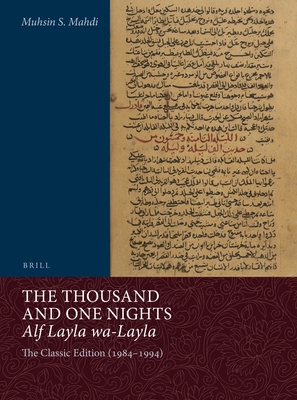 The Thousand and One Nights (Alf Layla Wa-Layla... [Arabic] 9004257101 Book Cover