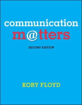 Communication Matters 0078036860 Book Cover