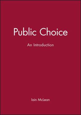 Public Choice 0631138390 Book Cover