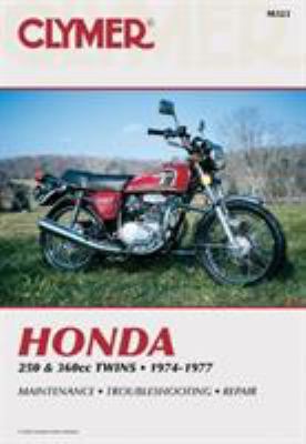 Honda 250 & 360cc Twins 74-77 0892872101 Book Cover