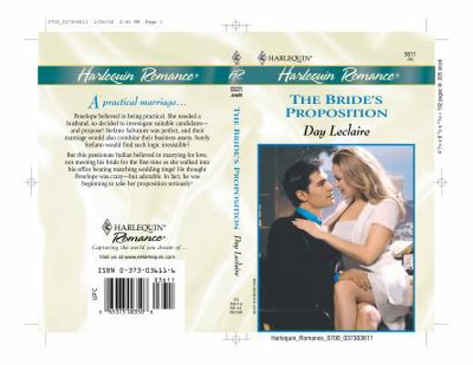 The Bride's Proposition 0373036116 Book Cover