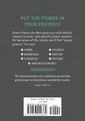 Power Prayers for Men 168322938X Book Cover